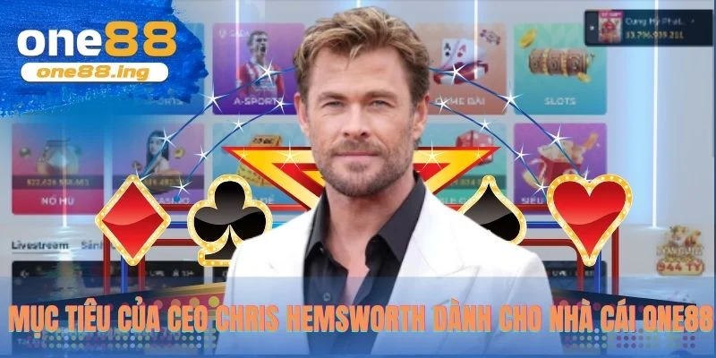 Mục tiêu của CEO Chris Hemsworth dành cho nhà cái ONE88